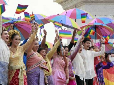 泰国新政府重启同性民事伴侣关系立法程序