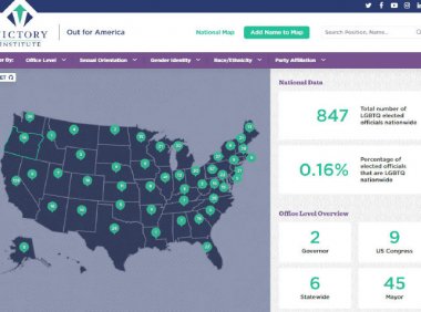 【过去四年里，美国LGBTQ官员人数翻倍】