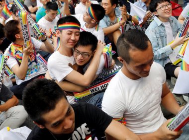 【2020年台湾同性伴侣登记共2387对，男同仅占28%】